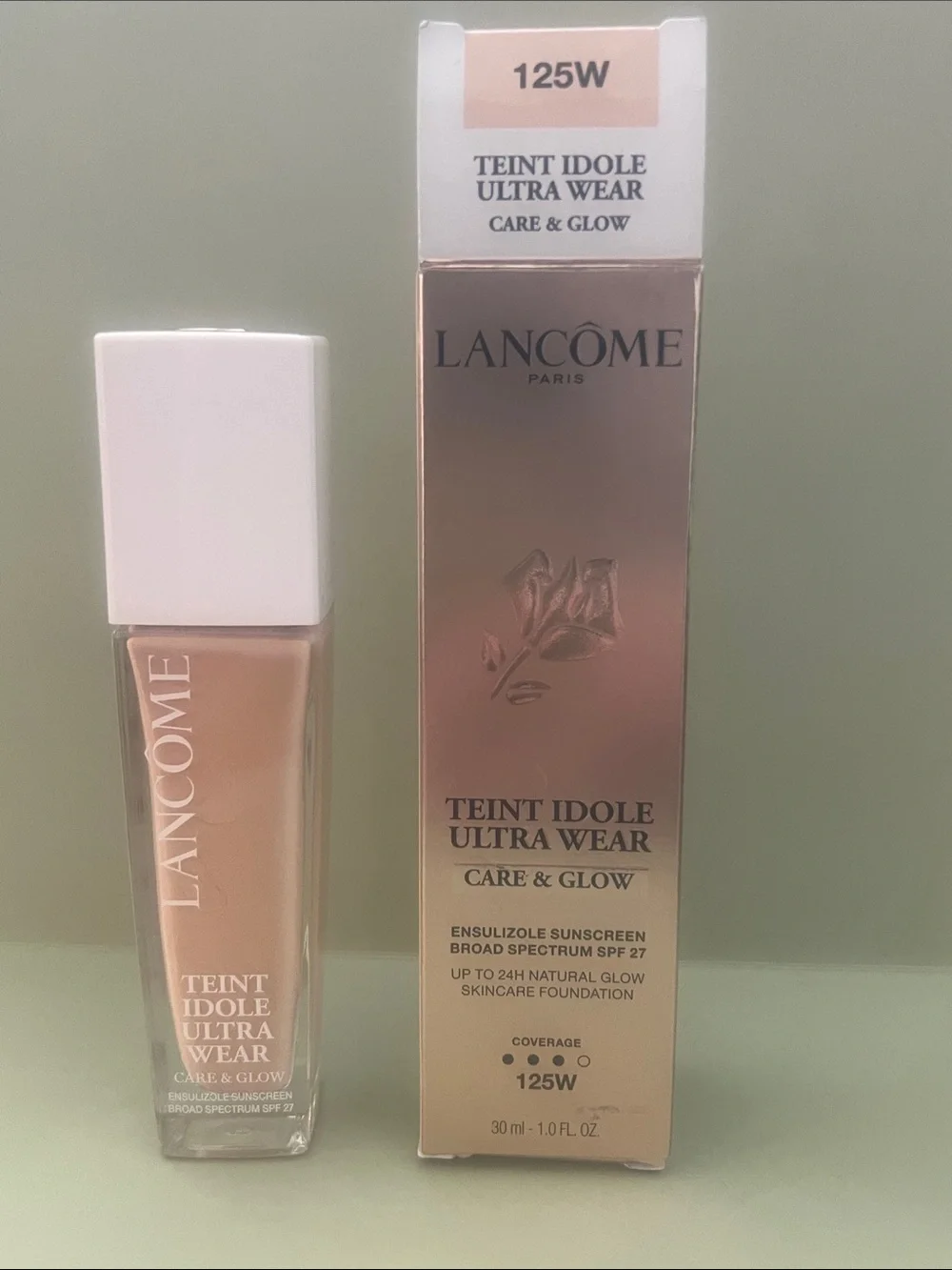 Lancôme Teint Idole Ultra Wear Care & Glow Foundation - 125W Warm Beige